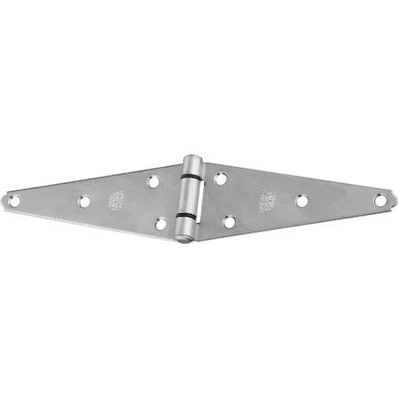 National 2.43 In. x 6 In. Zinc Heavy-Duty Strap Hinge N128074